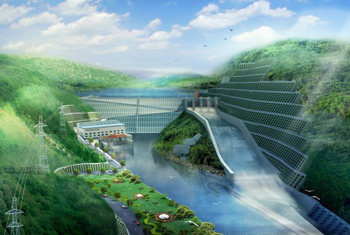 鹰手营子矿老挝南塔河1号水电站项目